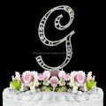 Rhineston Lettre De a à Z French Font Vintage Alfabelt Wedding Cake Topper